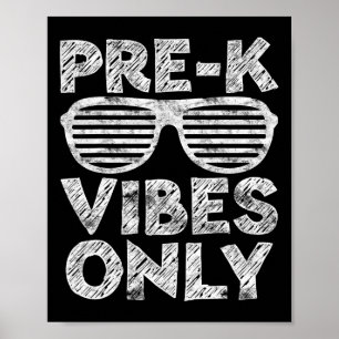 Vibes Only Fun Back To School Poster