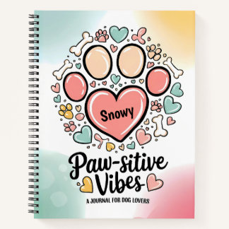 Vibes Paw-Sitive : Un Pastel Journal pour Amoureux