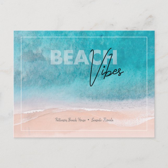 Vibes Plage Carte postale Maisons de vacances (Devant)