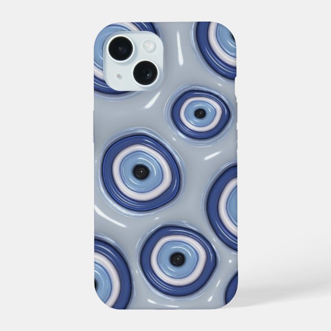 Vibes positives 3D Puffy Evil Eye Positif Boîtier  (Verso)