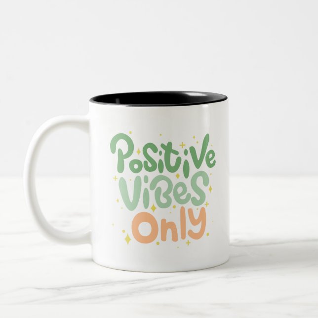 Vibes Positives Mignonnes À Jouer Seulement Mug (Gauche)