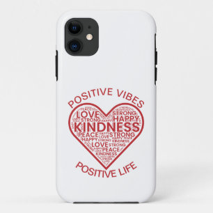 Vibes positives Vie positive iPhone 11 Coque