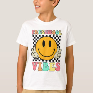 Vibes Retro Teacher Student Kid Last Day Of School T-Shirt