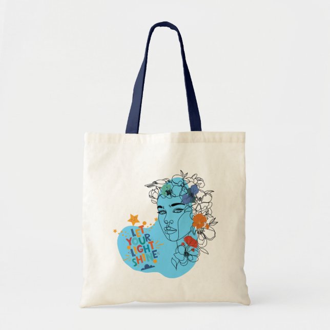 Vibes Sac fourre-tout - Laissez votre lumière bril (Devant)