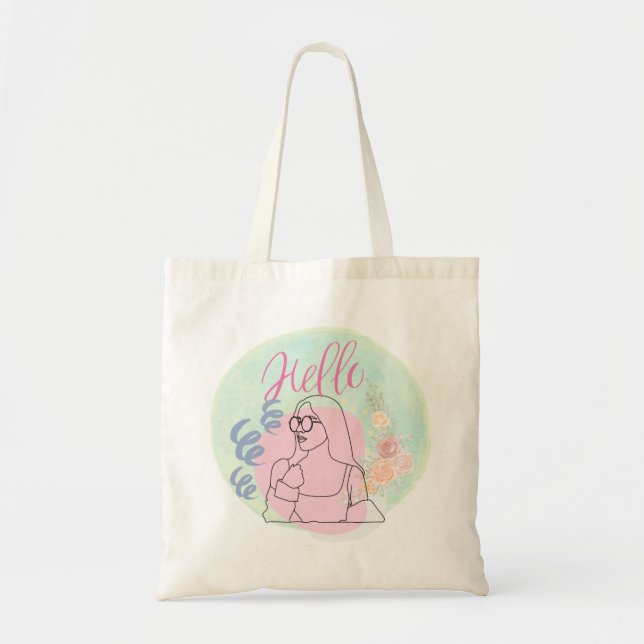 Vibes Tote Bag - Hello! (Front)
