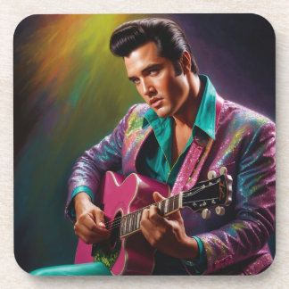 Vibes vintages : Dessous de verre Elvis