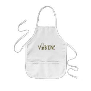 Vibin' Groot Typography Graphic Kids Apron
