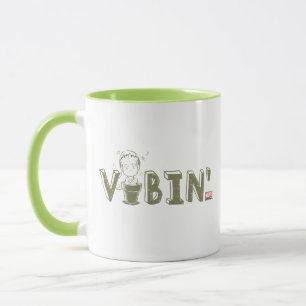 Vibin' Groot Typography Graphic Mug