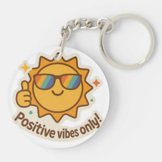 "Vibing & Thriving" Keychain