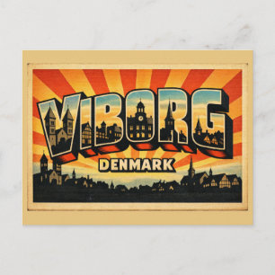 Viborg Denmark Cathedral Postcard