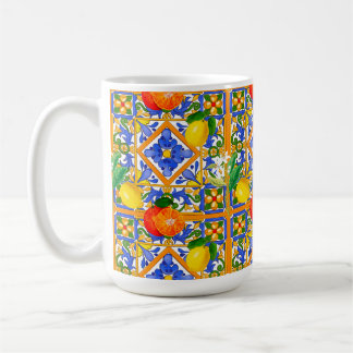 Vibran Mediterranean lemon Mug