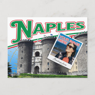 Vibranly Naples Italy photo collage Postcard