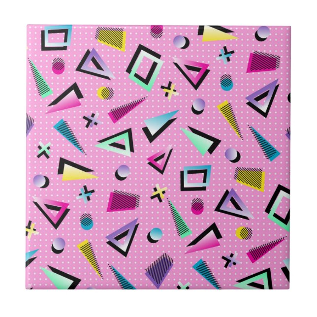 Vibrant 1980s tile (Front)