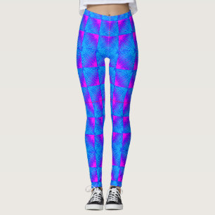 Vibrant 3D Digital Design Leggings – Stylish, Comf