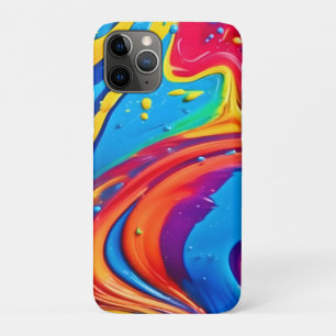 Vibrant Abstract Art iPhone 11 Pro Case