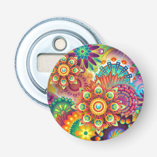 Vibrant Abstract Bottle Opener