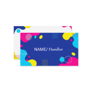 Vibrant Abstract Business Card