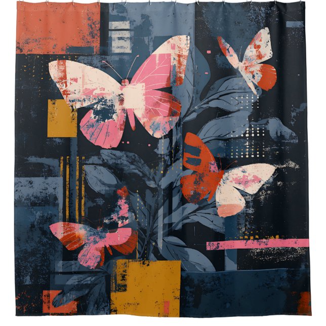 Vibrant Abstract Butterfly Flight (6) (Front)
