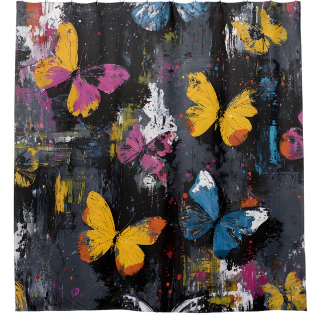 Vibrant Abstract Butterfly Flight (8) (Front)
