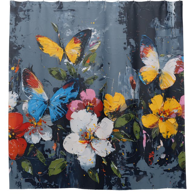 Vibrant Abstract Butterfly Flight (9) (Front)