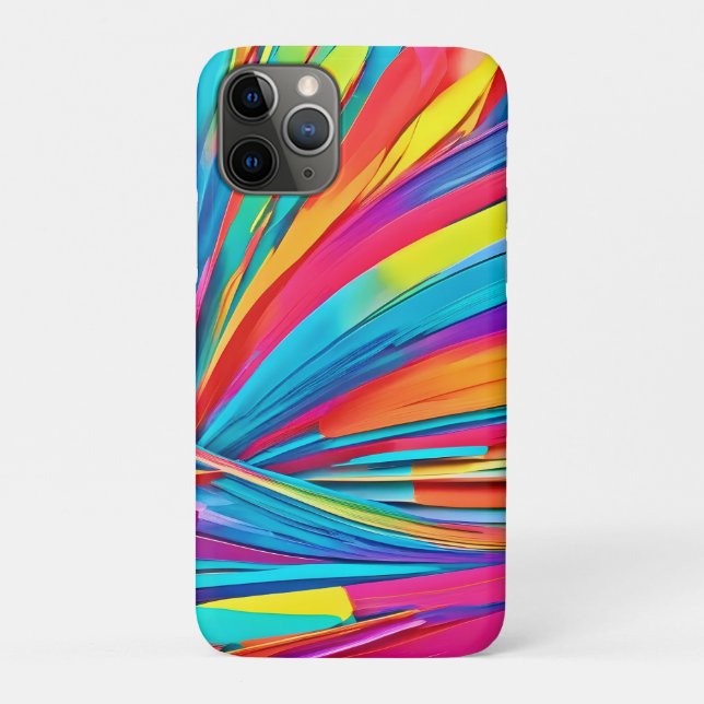 Vibrant Abstract Colour Burst Case-Mate iPhone Case (Back)