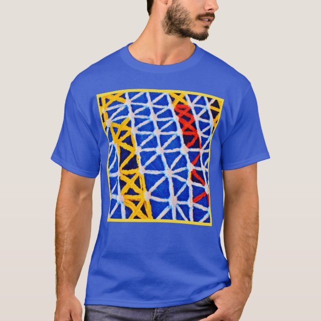 Vibrant Abstract Colours T-Shirt (Front)