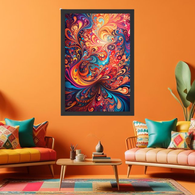 Vibrant Abstract Design Poster (Creator Uploaded)