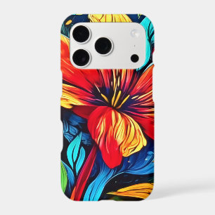 Vibrant Abstract Floral Burst