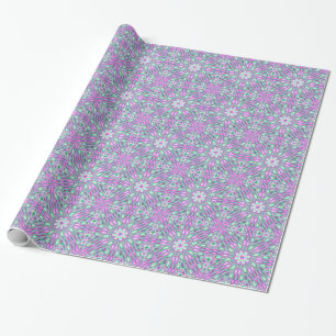 Vibrant Abstract Floral Wrapping Paper