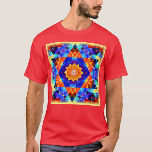 Vibrant Abstract Geometrics Colourful Pattern T-Shirt