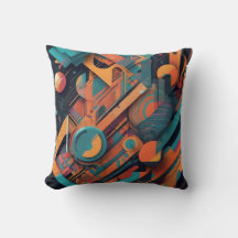 Vibrant Abstract Geometry – Bold Graphic Art with 