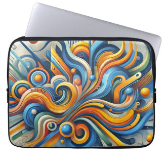 Vibrant Abstract Laptop Sleeve