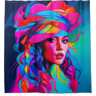 Vibrant Abstract Portrait