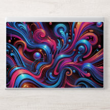 Vibrant Abstract Swirl Cosmic