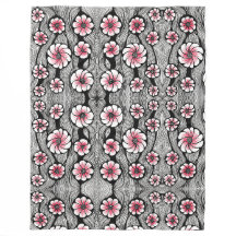 Vibrant Abstract Tribal Flow Fleece Blanket