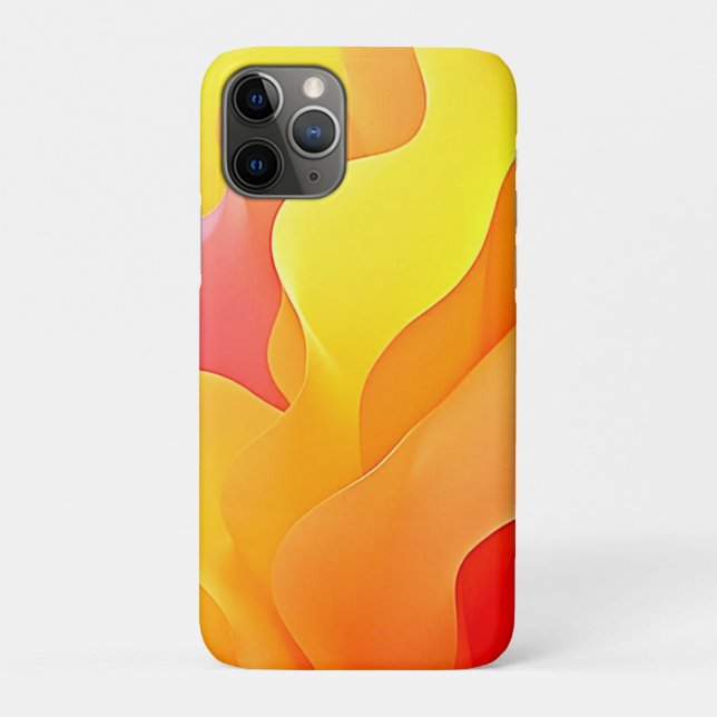 Vibrant Abstract Wave of Warmth Design Case-Mate iPhone Case (Back)