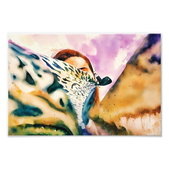 Vibrant Abstract With Bold Patterns and Colours Photo Print (Front)