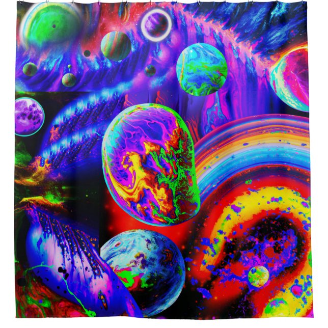 Vibrant Alien Planets (Front)