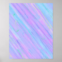 Vibrant and Colourful Rainbow Abstract Poster