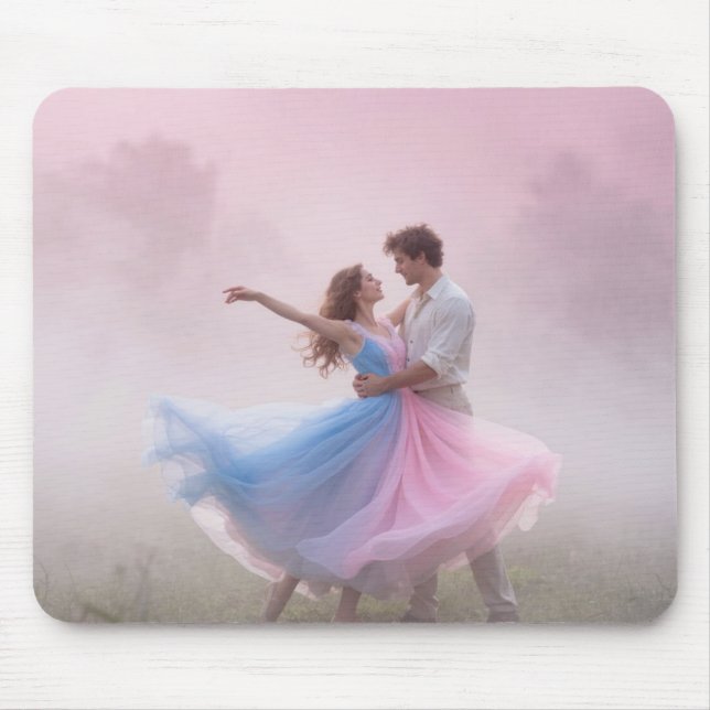 "Vibrant and expressive artwork capturing the joy  Mouse Pad (Front)