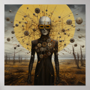 Vibrant and Mysterious V10 Art Poster - Ignite You