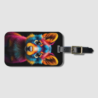 Vibrant Animal Design Colorful Luggage Tag