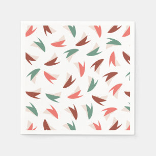 Vibrant Apple Slice Fruit Pattern II Napkin