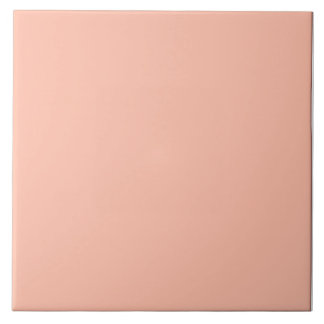 Vibrant Apricot Ceramic Tile. Tile