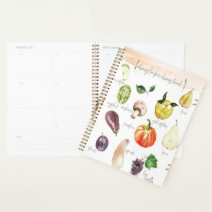 Vibrant Aquarelle Fruits & Légumes Recette