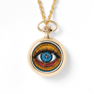Vibrant Artistic evil Eye Design Watch