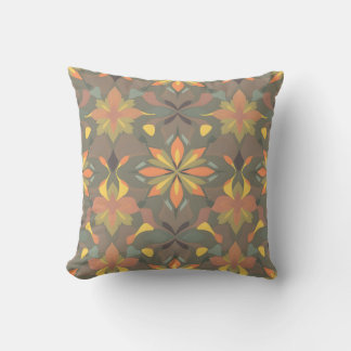 Vibrant Artistic Pillow - Seamless Colourful Desig
