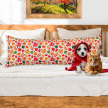 Vibrant Autumn Leaves Multi-Coloured Pattern Body Pillow<br><div class="desc">Perfect for fall gifting and occasions,  this vibrant,  multi-coloured leaves pattern is sure to provide cheer to your room</div>