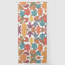 Vibrant Autumn Leaves Multi-Coloured Pattern 