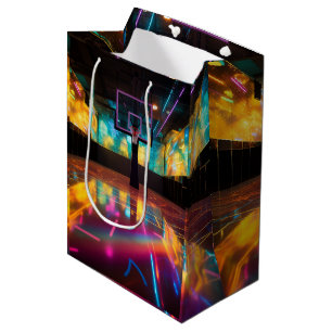 Vibrant Basketball Medium Gift Bag